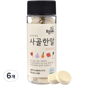 토종마을 마마코인 사골한알 30p, 90g, 6개