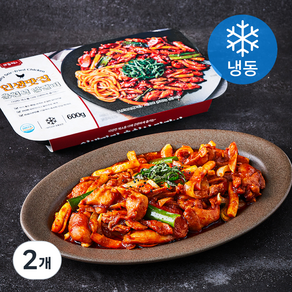 고급진 인생맛집 춘천식 닭갈비 (냉동), 600g, 2개