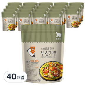 곰표 저나트륨 부침가루, 500g, 40개