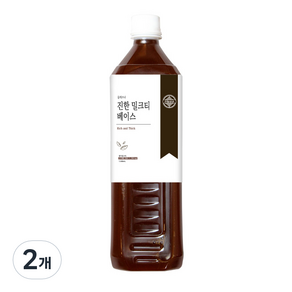 믈레즈나 진한 밀크티 베이스, 2개, 1L