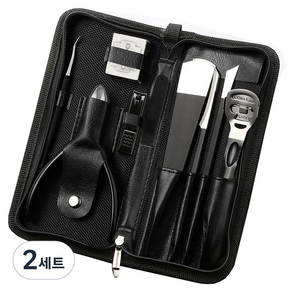 페디큐어 나이프 9종 세트, 2세트, 블랙