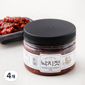 광천수산 낙지젓, 250g, 4개