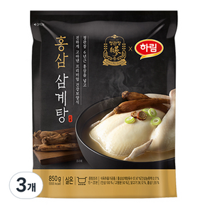 정관장 홍삼 삼계탕, 850g, 3개