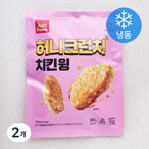 마니커에프앤지 허니크런치 치킨윙 (냉동), 300g, 2개