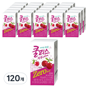 동원 쿨피스 제로 테트라 자두, 120개, 140ml