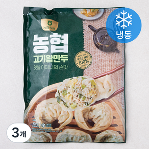 농협 고기왕만두 (냉동), 630g, 3개