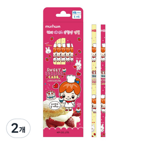 문화연필 해피데이즈 연필 HB 5p, 랜덤발송, 2세트