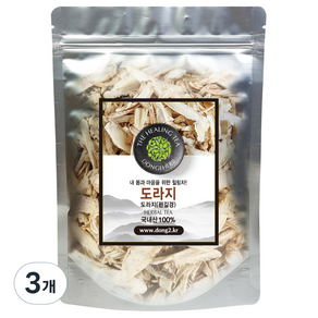 동이약초 국내산 도라지 편길경, 150g, 3개