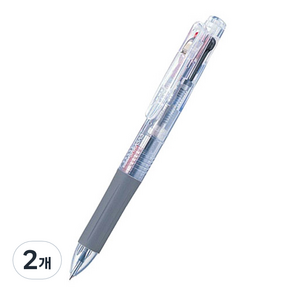 사라사 3색 중성펜 J3J2 0.5mm, 투명, 2개