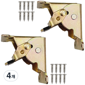 좌우겸용 접이식 다리부속 천연색, 4개