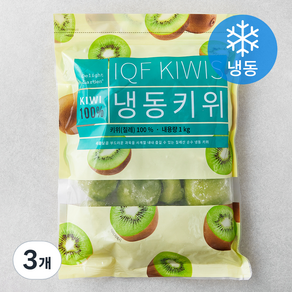 딜라잇가든 키위 (냉동), 1kg, 3개