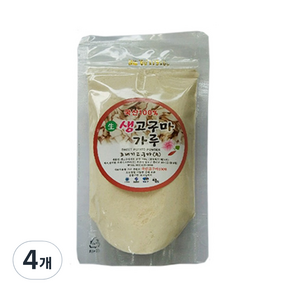 조내기고구마 생고구마 가루, 100g, 4개