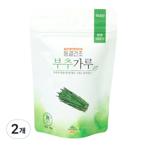 산마을 동결건조 부추가루, 18g, 2개