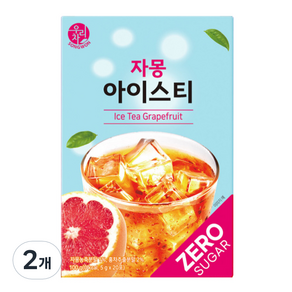 우리차 자몽 아이스티 20p, 2개, 5g, 20개입, 40개