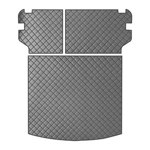 아이빌 입체퀼팅 4D 가죽 트렁크매트 + 2열 등받이 풀세트 일체형 더블 플로어