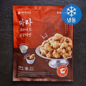 캐비아 마라통닭 마라 후라이드 순살치킨 (냉동), 500g, 1개