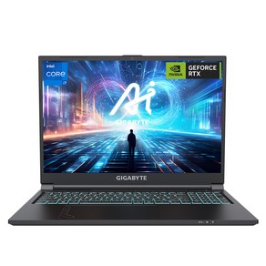 기가바이트 2024 게이밍 G6 16 코어i7 인텔 13세대 지포스 RTX 4060, Ion Gay, 512GB, 16GB, Fee DOS, G6 KF-H3KR85