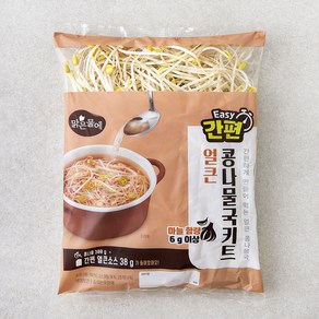 맑은물에 간편 얼큰 콩나물국 키트, 338g, 1개