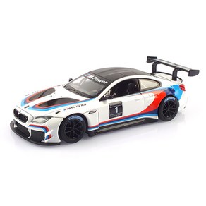 레프리카 1:24 도어오픈 LED BMW M6 GT3 다이캐스트 MSZ110549WH