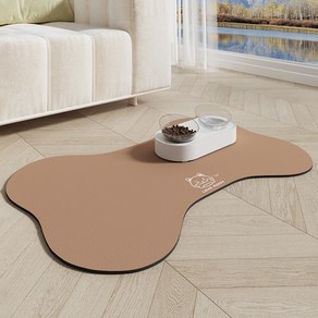 파스텔펫 반려동물 본 흘림방지 패드 M 60 x 40 cm, 브라운, 1개