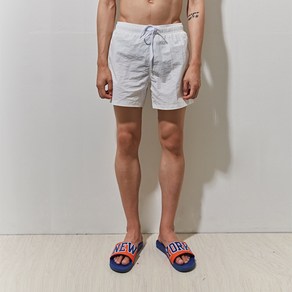 남성용 ken swimming half pants, 화이트