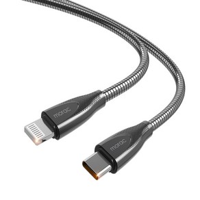 morac 스핑 메탈 USB C타입-라이트닝 8핀 PD 고속충전 케이블