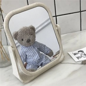 노베아 예쁜 사각 탁상거울, 혼합색상