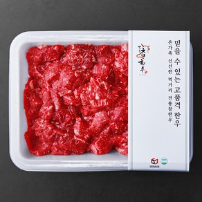 전통참한우 2등급 국거리용 (냉장), 600g, 1개