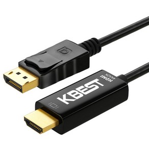 4K DP to HDMI 케이블 V1.2 5.0m, 5m, 1개