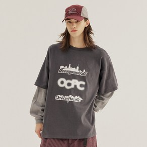 오션퍼시픽 OCEAN LAYERED Y2K LONG SLEEVE T SHIRT WOPC6SBLSZ01