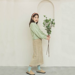 핑크파인애플 CORDUROY H LONG SKIRT