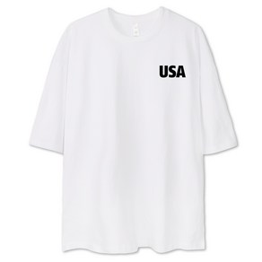 벤힛 USA 오버핏 반팔티셔츠