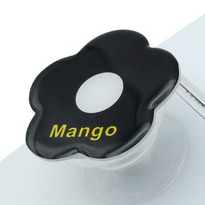 MANGO 플라워 휴대폰 스마트톡 망고톡, 블랙, 1개