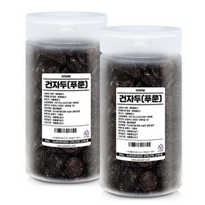 고미네 건자두 푸룬 용기, 500g, 2개