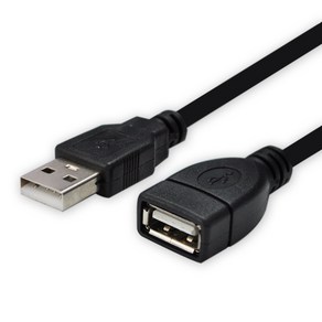 디옵텍 USB 2 JUSTLINK 연장케이블 블랙 U2AF20