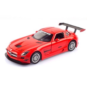 MOTORMAX 1:24 레프리카 메르세데스 벤츠 SLS AMG GT3 자동차 모형 MTX733569RE, 레드, 1개