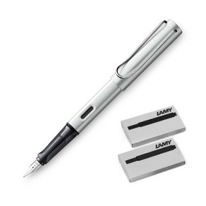 LAMY 알스타 만년필 EF촉 LM025 WS + 잉크 카트리지 2p 세트