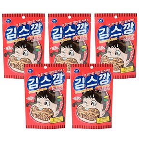 만전김 김스깡 매운불맛, 50g, 5개