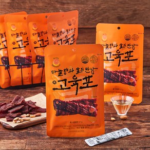 푸드랩플러스 마늘향과 꿀의 만남 고육포 25g x 6개입 + 허니스틱 12g x 6개입 세트