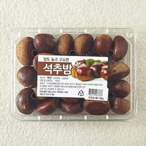 아산율림영농조합 석추밤 특, 1개, 700g