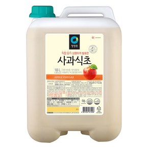 청정원 사과식초, 1개, 18L