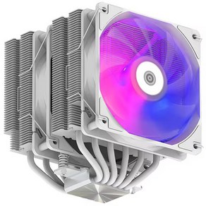 쓰리알시스템 Socoool CPU 쿨러 RC1200 ARGB WHITE