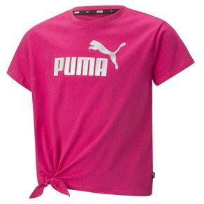 [PUMA]푸마_아동용_에센셜+ 로고 노티드 티셔츠 G_ESS+ LOGO KNOTTED TEE G_핑크_84968964