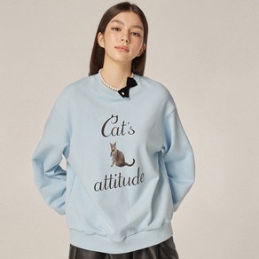 뎁 Russian Blue Cattitude Sweatshirt DEAMB2035M