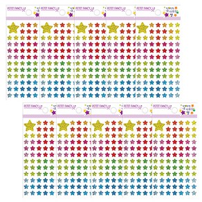 쁘띠팬시 반짝반짝 내 마음의 별 씰스티커 DA5109B, 혼합색상, 10개