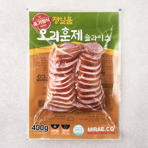 정일품 오리훈제 슬라이스, 400g, 1개