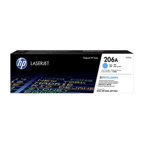 HP NO 206A W2111A 토너 M255 M282 M283, 파랑, 1개