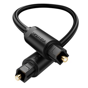 벤션 SPDIF Toslink 각대각 오디오 광케이블, 1개, 3m, 블랙