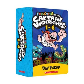 Captain Undepants Colo Edition Boxed 1~6 세트, 스콜라스틱