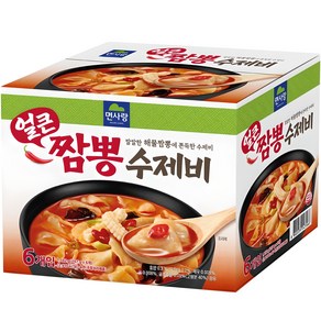 면사랑 얼큰 짬뽕 수제비 6p, 1.182kg, 1개
